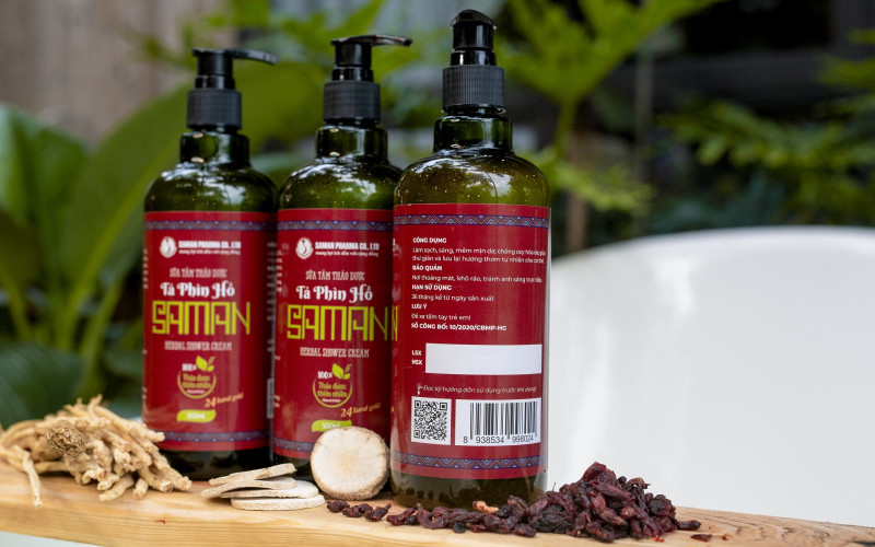 Sữa tắm thảo dược Tả Phìn Hồ SAMAN | CÔNG TY TNHH M.E.R