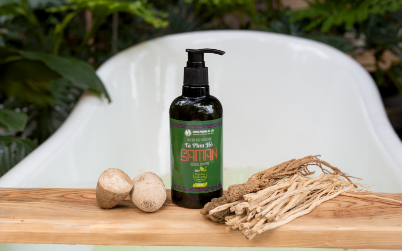 Dầu gội đầu thảo dược Tả Phìn Hồ SAMAN | CÔNG TY TNHH M.E.R