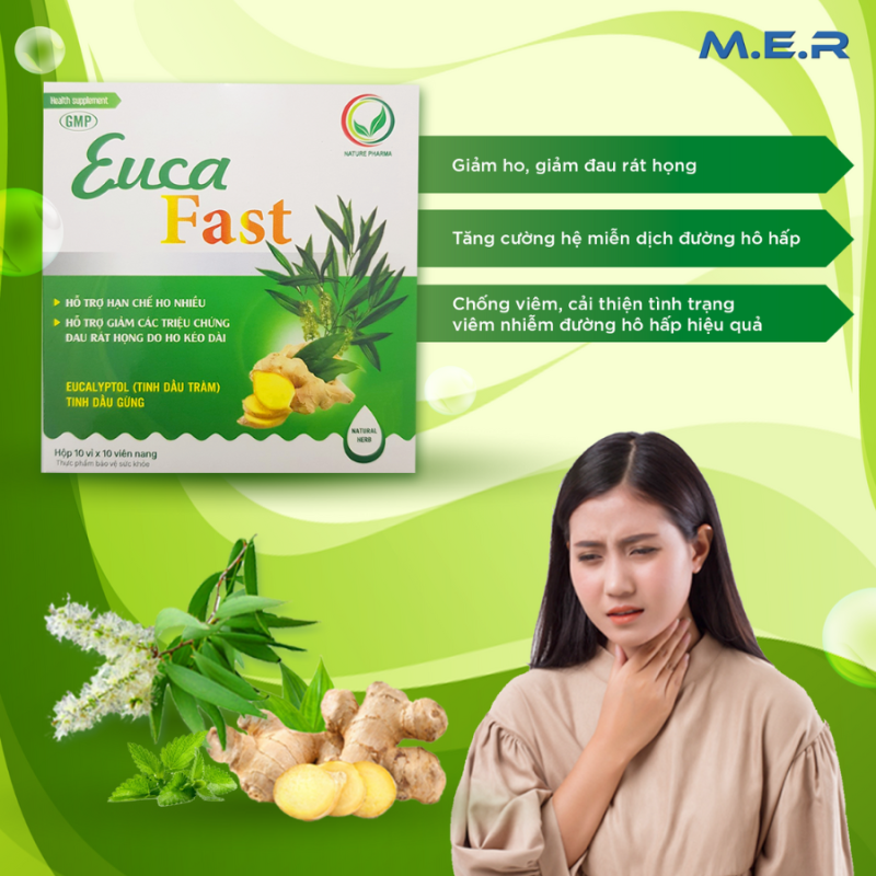 TPBVSK Euca Fast hỗ trợ giảm ho | CÔNG TY TNHH M.E.R