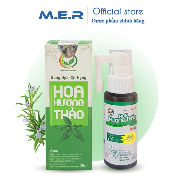 Dung dịch xịt họng Hoa Hương Thảo | CÔNG TY TNHH M.E.R