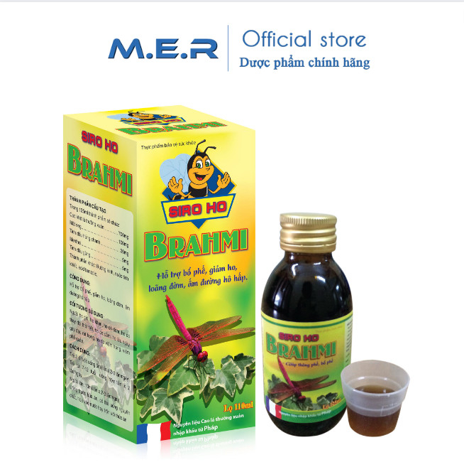Siro ho thảo dược Brahmi ( Chai 100ml ) - bổ phế, giảm ho | CÔNG TY TNHH M.E.R